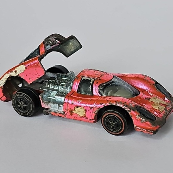 Hot Wheels 1969 Redline Magenta Pink Porsche 917 Vintage Diecast Car 1778 - Picture 3 of 13